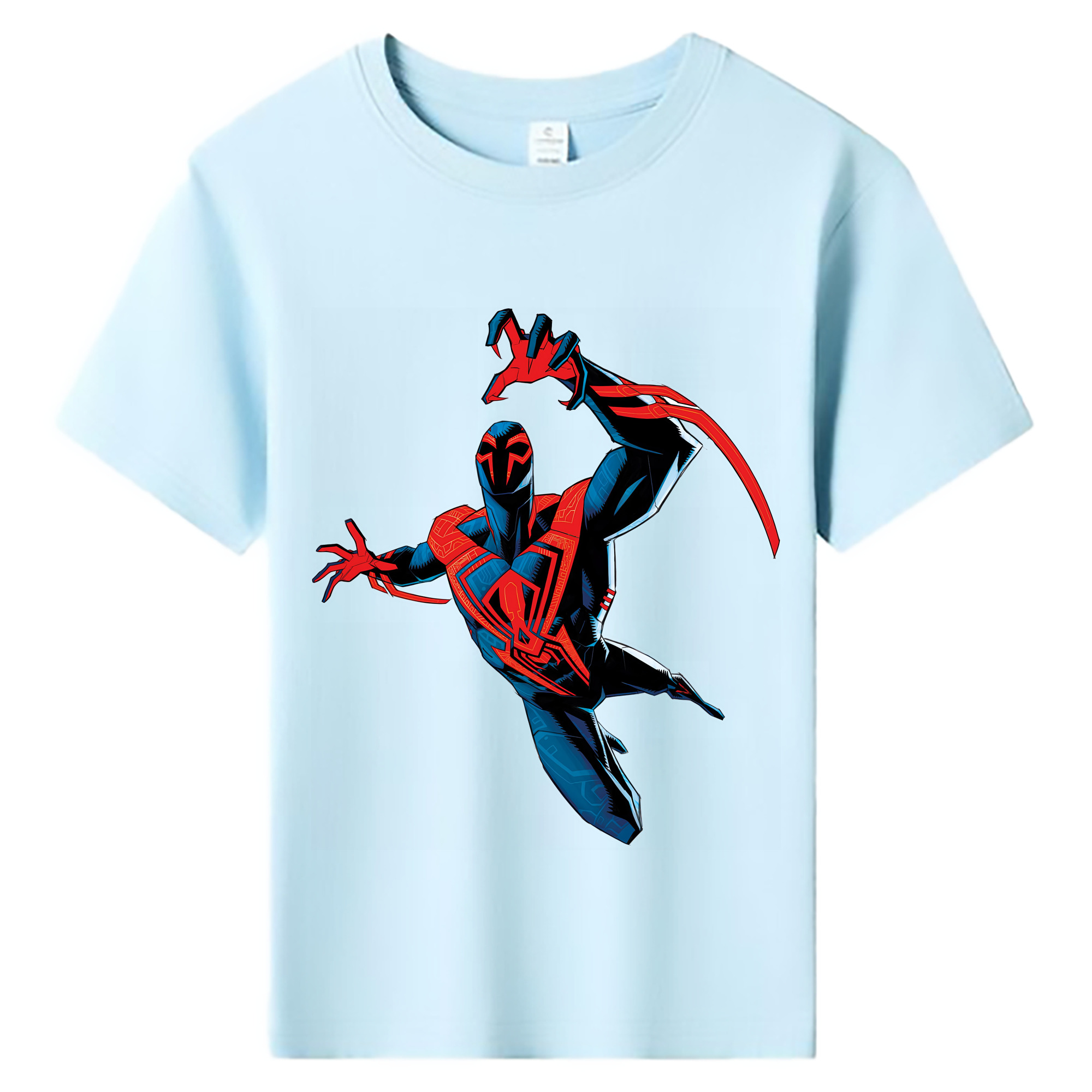 （画像用） Spider Man スパイダーマン 綿100％キッズTシャツ（フロントプリント）